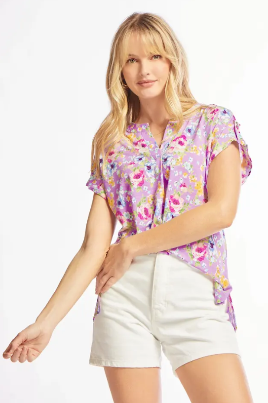 Lessons Learned-Short Sleeve Top-Timber Brooke Boutique, Online Women's Fashion Boutique in Amarillo, Texas