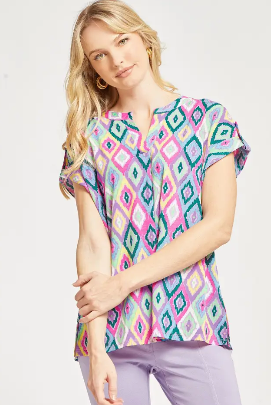 Bold And Beautiful-Short Sleeve Top-Timber Brooke Boutique, Online Women's Fashion Boutique in Amarillo, Texas