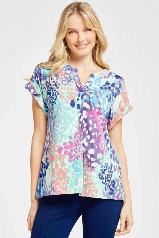 Perfect Presence-Short Sleeve Top-Timber Brooke Boutique, Online Women's Fashion Boutique in Amarillo, Texas