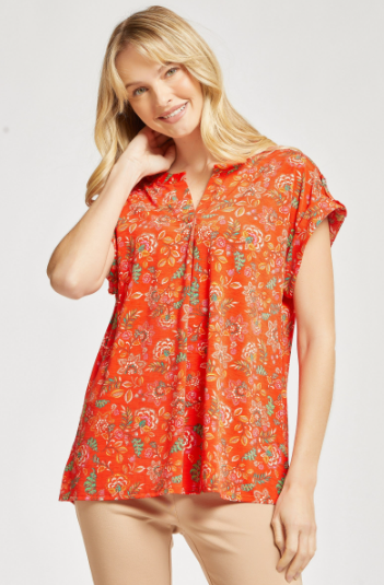 Great Unknown-Short Sleeve Top-Timber Brooke Boutique, Online Women's Fashion Boutique in Amarillo, Texas