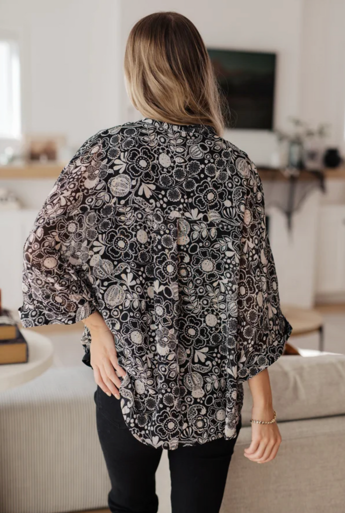 Work All Day Floral Top-Timber Brooke Boutique, Online Women's Fashion Boutique in Amarillo, Texas