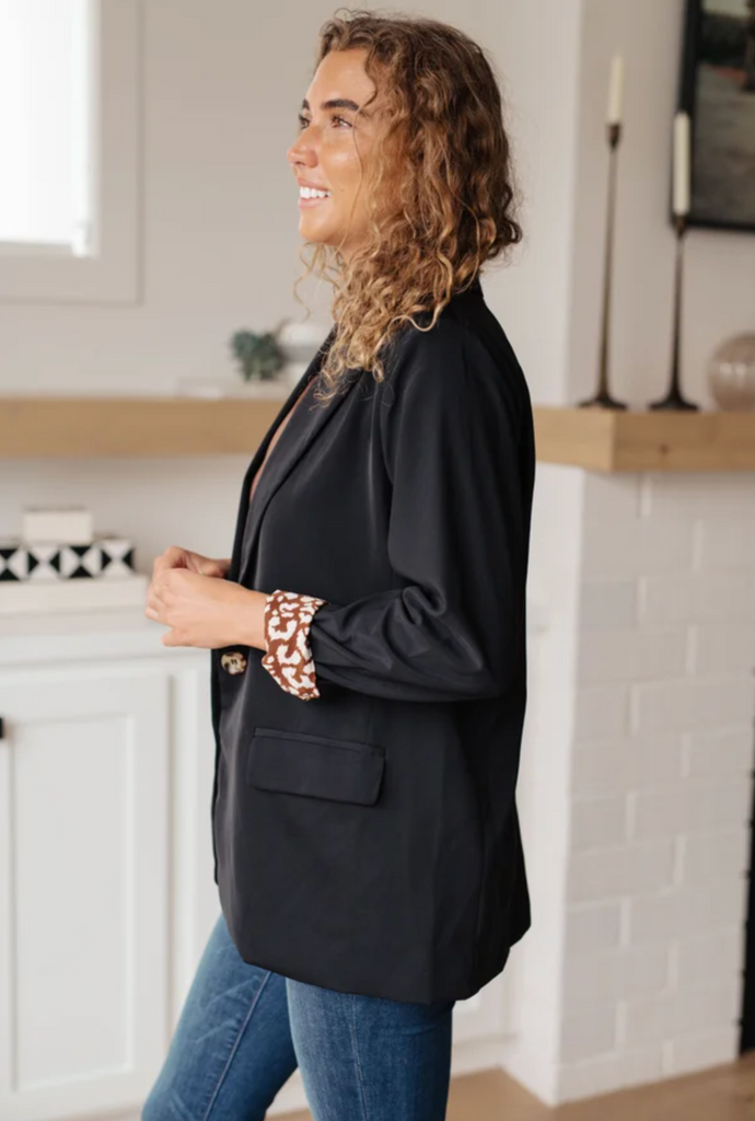 Every Day Blazer in Black-Timber Brooke Boutique, Online Women's Fashion Boutique in Amarillo, Texas