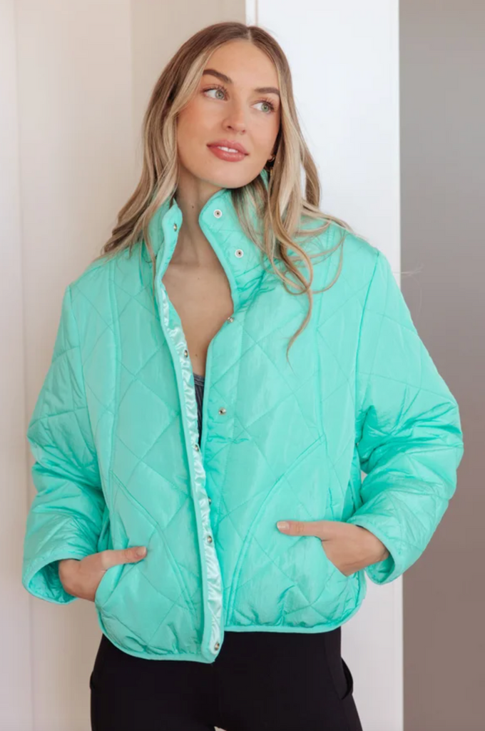 Slightly Distracted Puffer Jacket-Timber Brooke Boutique, Online Women's Fashion Boutique in Amarillo, Texas