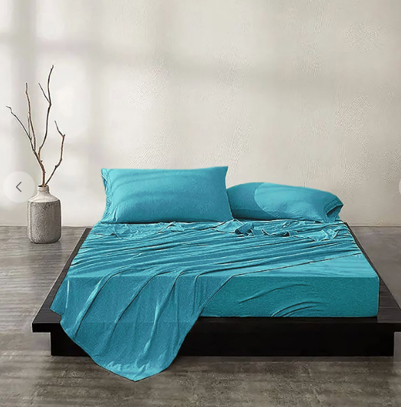 Turquoise Extra Soft Luxury Sheet Set-Sheets-Timber Brooke Boutique, Online Women's Fashion Boutique in Amarillo, Texas