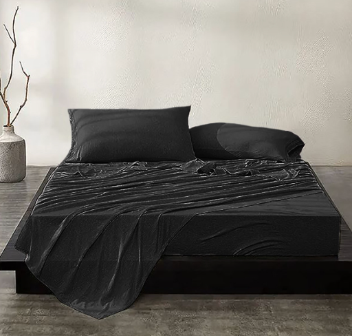 Black Extra Soft Luxury Sheet Set-Sheets-Timber Brooke Boutique, Online Women's Fashion Boutique in Amarillo, Texas