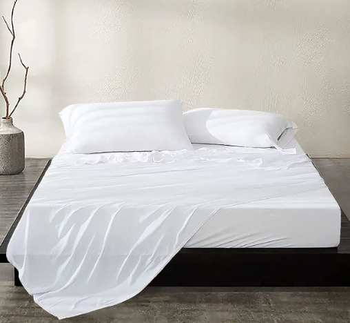 White Extra Soft Luxury Sheet Set-Sheets-Timber Brooke Boutique, Online Women's Fashion Boutique in Amarillo, Texas