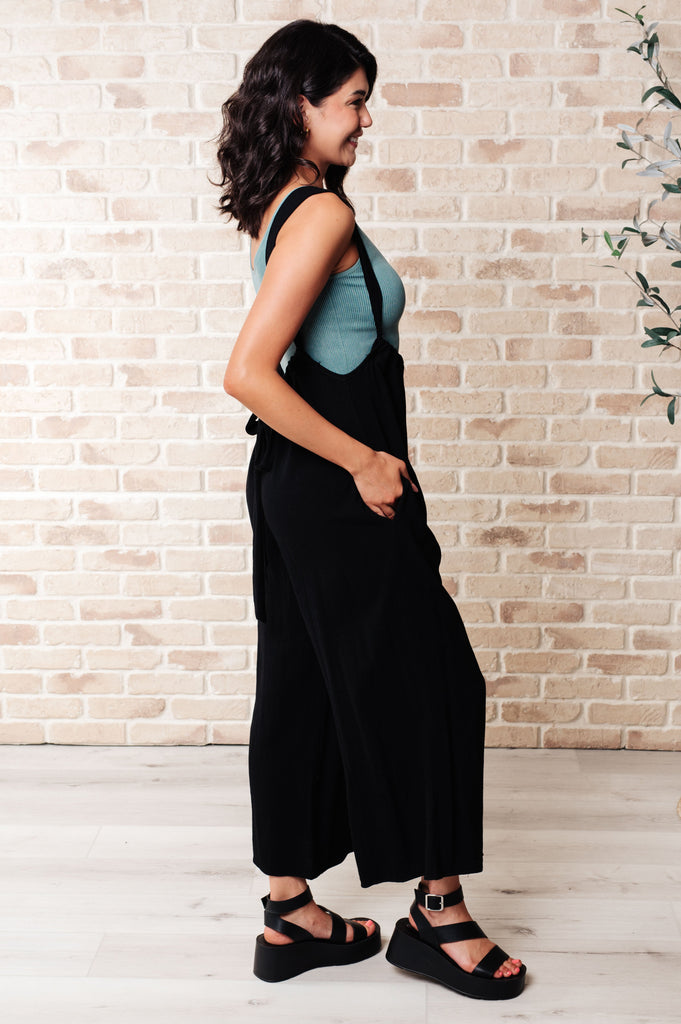 Something in the Way She Moves Jumper Black-Jumpsuits & Rompers-Timber Brooke Boutique, Online Women's Fashion Boutique in Amarillo, Texas