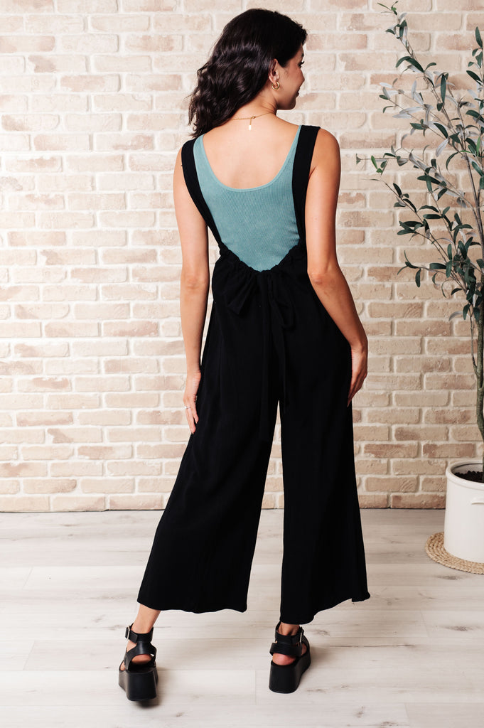 Something in the Way She Moves Jumper Black-Jumpsuits & Rompers-Timber Brooke Boutique, Online Women's Fashion Boutique in Amarillo, Texas