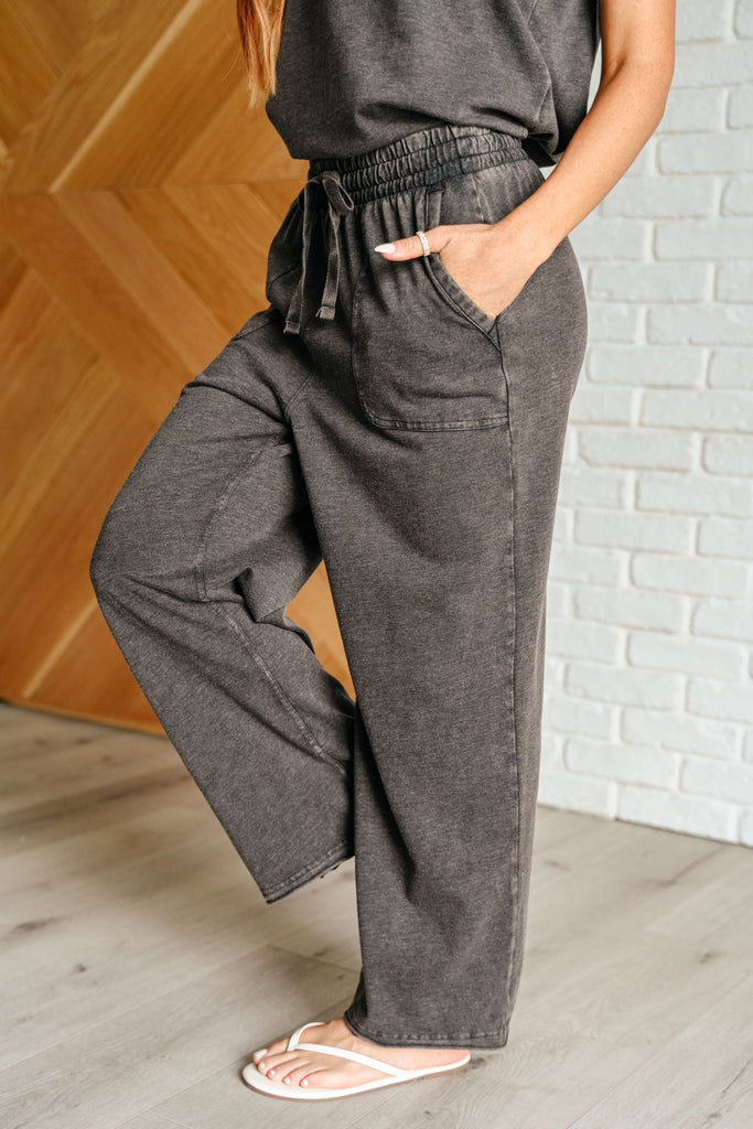 Taking It Easy Tank and Pants Set in Black-Sets-Timber Brooke Boutique, Online Women's Fashion Boutique in Amarillo, Texas