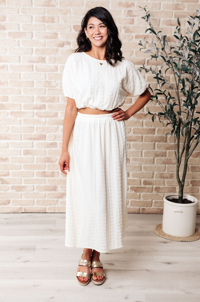The Finer Things In Life Top and Skirt Set-Sets-Timber Brooke Boutique, Online Women's Fashion Boutique in Amarillo, Texas