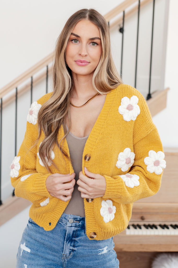 You're Enough Floral Cardigan-Womens-Timber Brooke Boutique, Online Women's Fashion Boutique in Amarillo, Texas