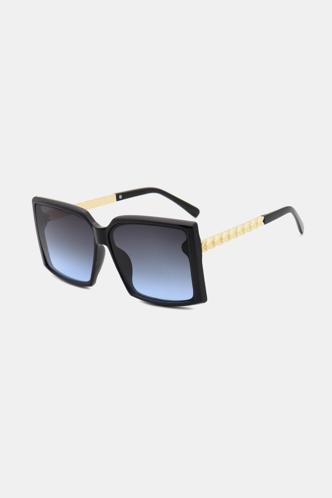 Polycarbonate Frame Square Sunglasses-Timber Brooke Boutique, Online Women's Fashion Boutique in Amarillo, Texas