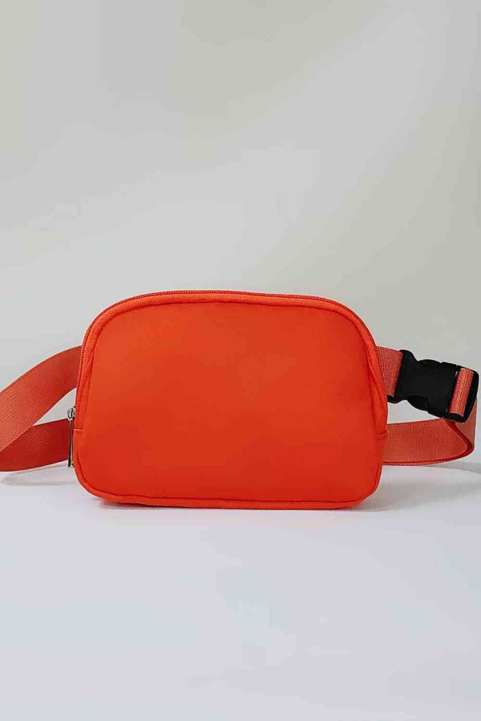 Buckle Zip Closure Fanny Pack-Timber Brooke Boutique, Online Women's Fashion Boutique in Amarillo, Texas