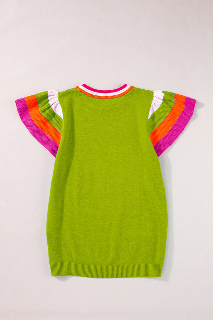 Color Block Round Neck Knit Top-Timber Brooke Boutique, Online Women's Fashion Boutique in Amarillo, Texas