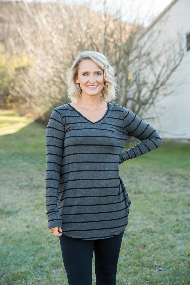 The Classic Striped Top-Zenana-Timber Brooke Boutique, Online Women's Fashion Boutique in Amarillo, Texas