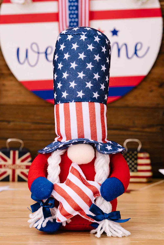 2-Piece Independence Day Decor Gnomes-Timber Brooke Boutique, Online Women's Fashion Boutique in Amarillo, Texas