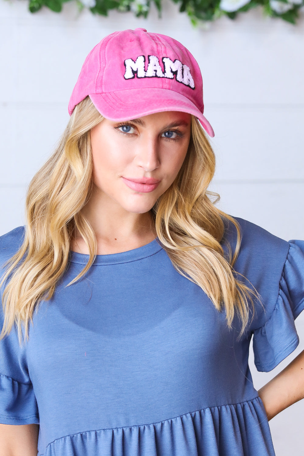 Pink Corduroy Baseball Hat — Santa Fe Momma Boutique