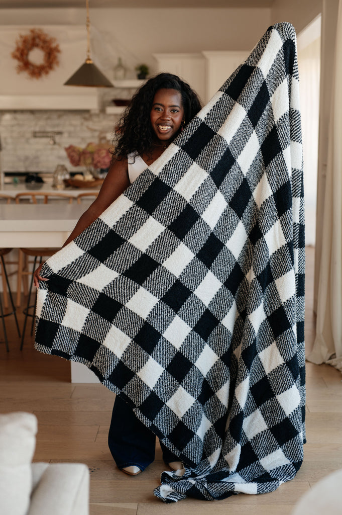 Penny Blanket Single Cuddle Size in Plaid-Womens-Timber Brooke Boutique, Online Women's Fashion Boutique in Amarillo, Texas