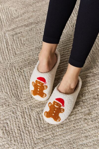 Melody Christmas Cozy Slippers-Timber Brooke Boutique, Online Women's Fashion Boutique in Amarillo, Texas
