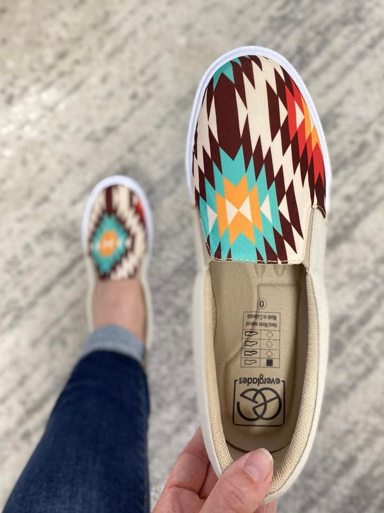 My Aztec Sneakers-Miami Shoes-Timber Brooke Boutique, Online Women's Fashion Boutique in Amarillo, Texas