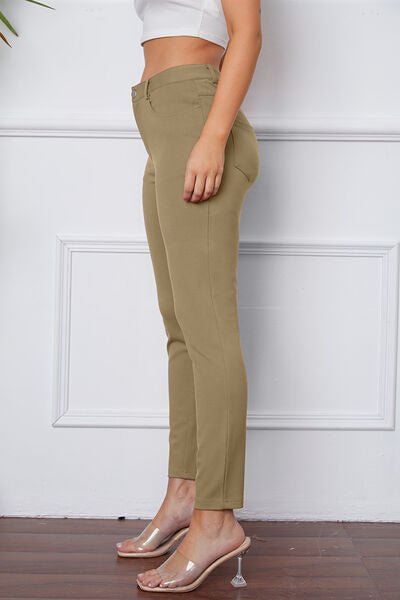 StretchyStitch Pants by Basic Bae-Timber Brooke Boutique, Online Women's Fashion Boutique in Amarillo, Texas