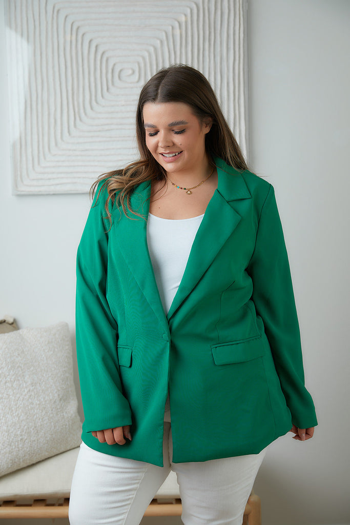 Business as Usual Blazer-Womens-Timber Brooke Boutique, Online Women's Fashion Boutique in Amarillo, Texas
