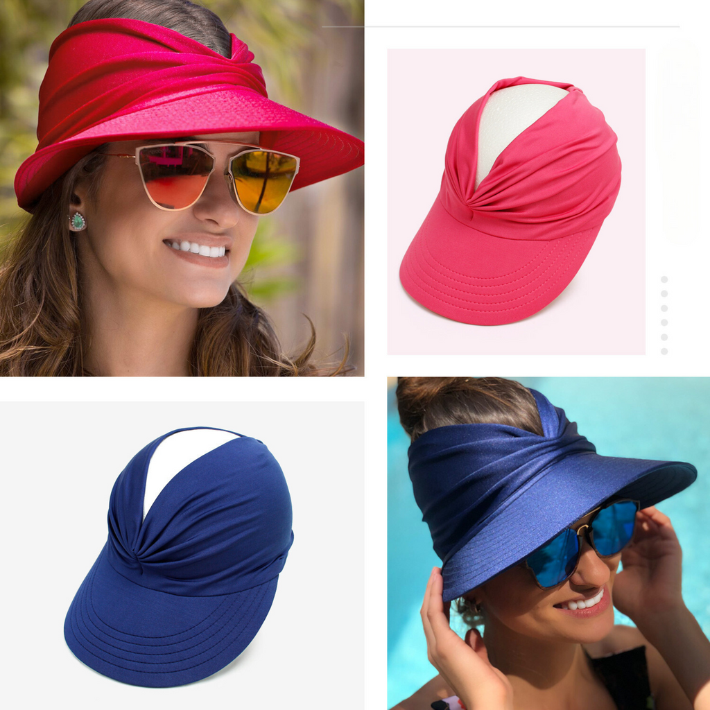 PREORDER: Ruched Visor in Assorted Colors-Womens-Timber Brooke Boutique, Online Women's Fashion Boutique in Amarillo, Texas