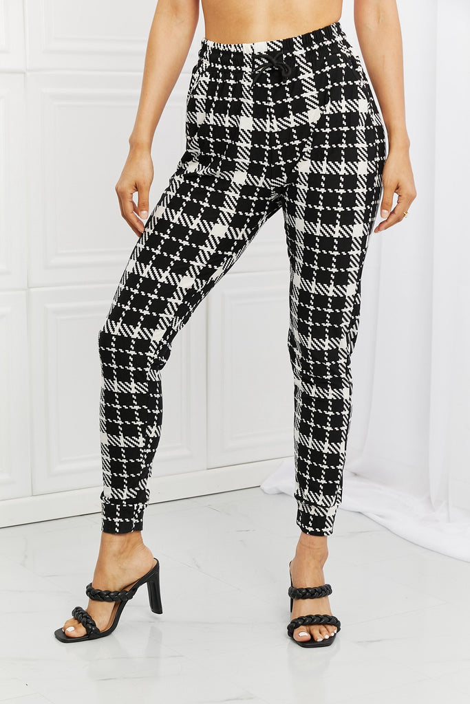 Leggings Depot Stay In Full Size Printed Joggers-Timber Brooke Boutique, Online Women's Fashion Boutique in Amarillo, Texas