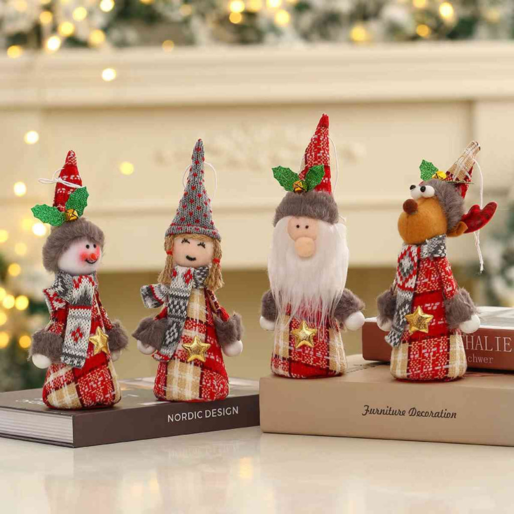 Assorted 2-Piece Christmas Gnome Hanging Widgets-Timber Brooke Boutique, Online Women's Fashion Boutique in Amarillo, Texas