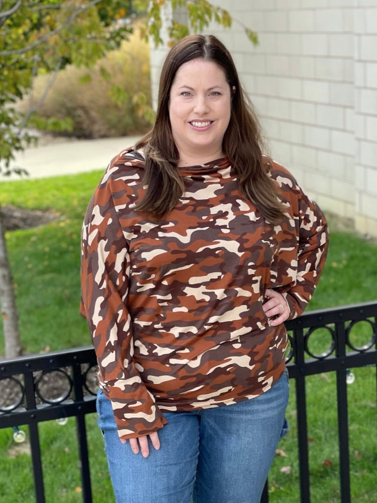 Down the Road Camo Top-White Birch-Timber Brooke Boutique, Online Women's Fashion Boutique in Amarillo, Texas