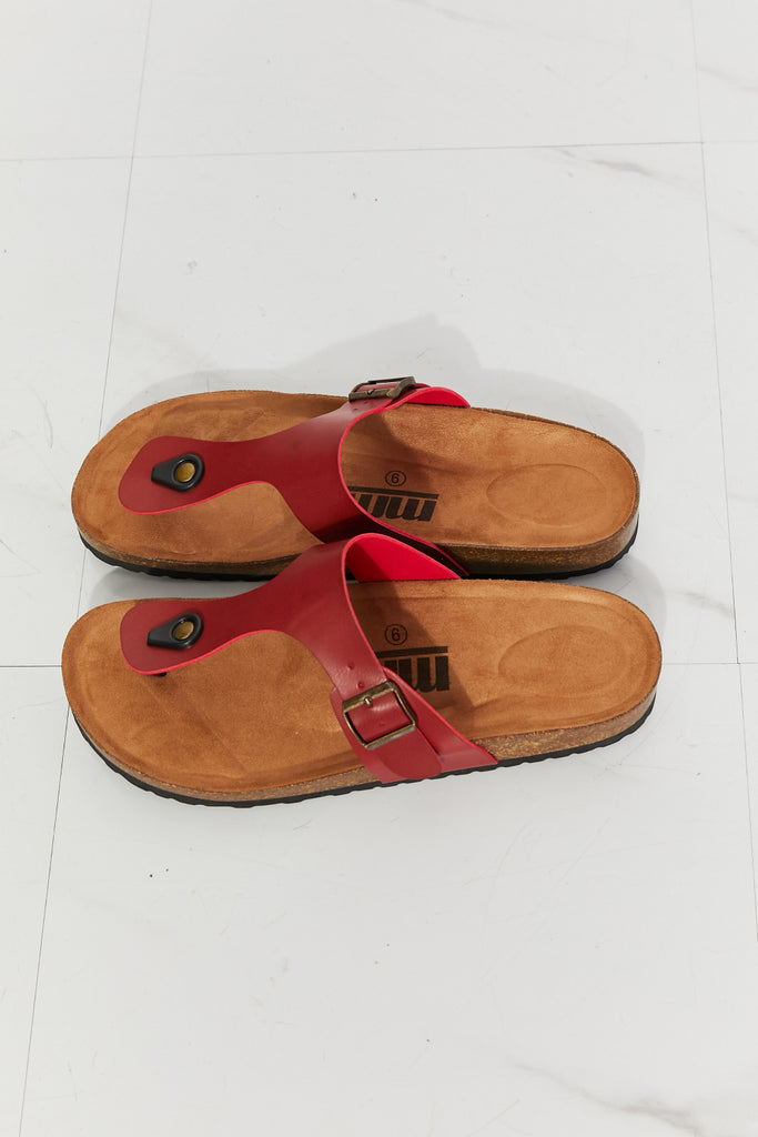 MMShoes Drift Away T-Strap Flip-Flop in Wine-Timber Brooke Boutique, Online Women's Fashion Boutique in Amarillo, Texas