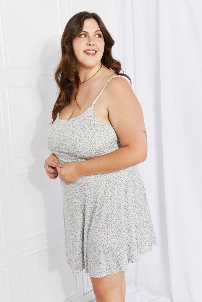 White Birch Wild Wonder Full Size Cheetah Sleeveless Dress-Timber Brooke Boutique, Online Women's Fashion Boutique in Amarillo, Texas