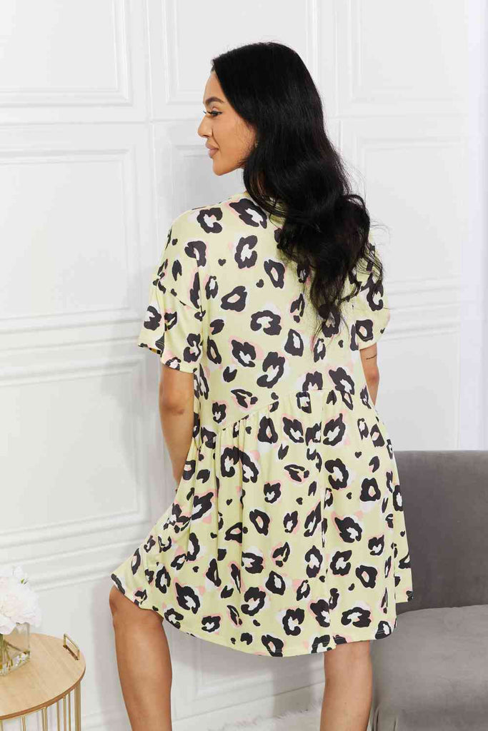 BOMBOM Take It Easy Animal Print Dress-Timber Brooke Boutique, Online Women's Fashion Boutique in Amarillo, Texas