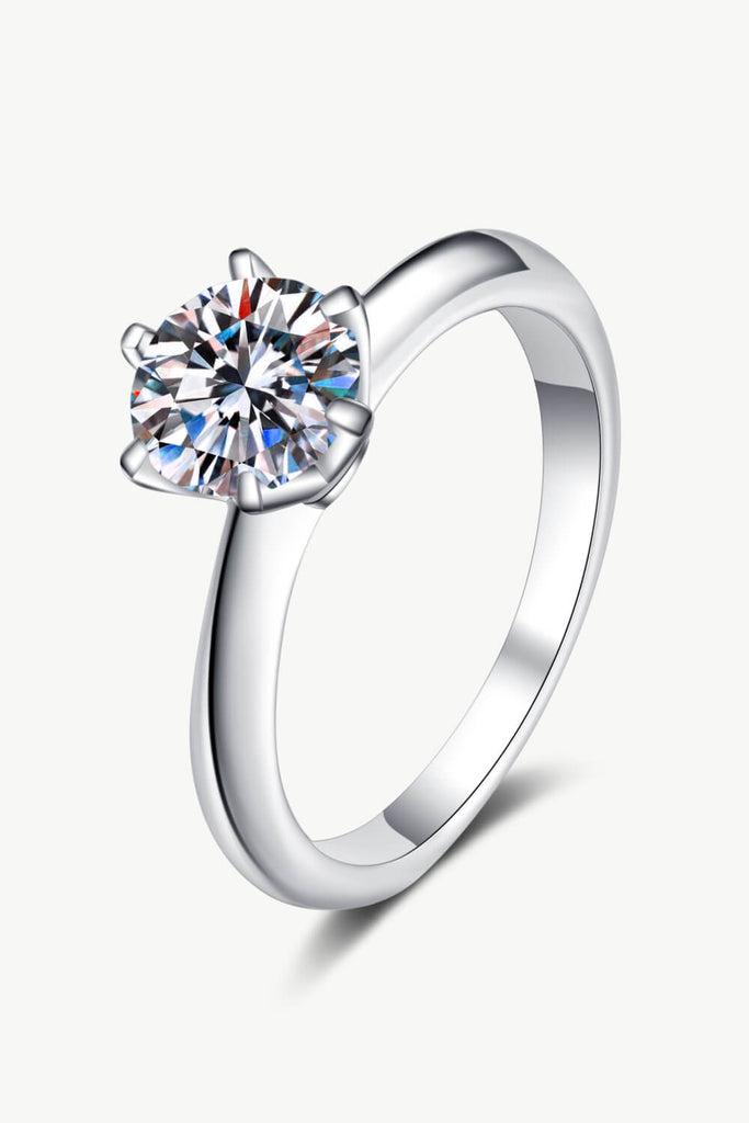 1.5 Carat Moissanite Adjustable Ring-Timber Brooke Boutique, Online Women's Fashion Boutique in Amarillo, Texas