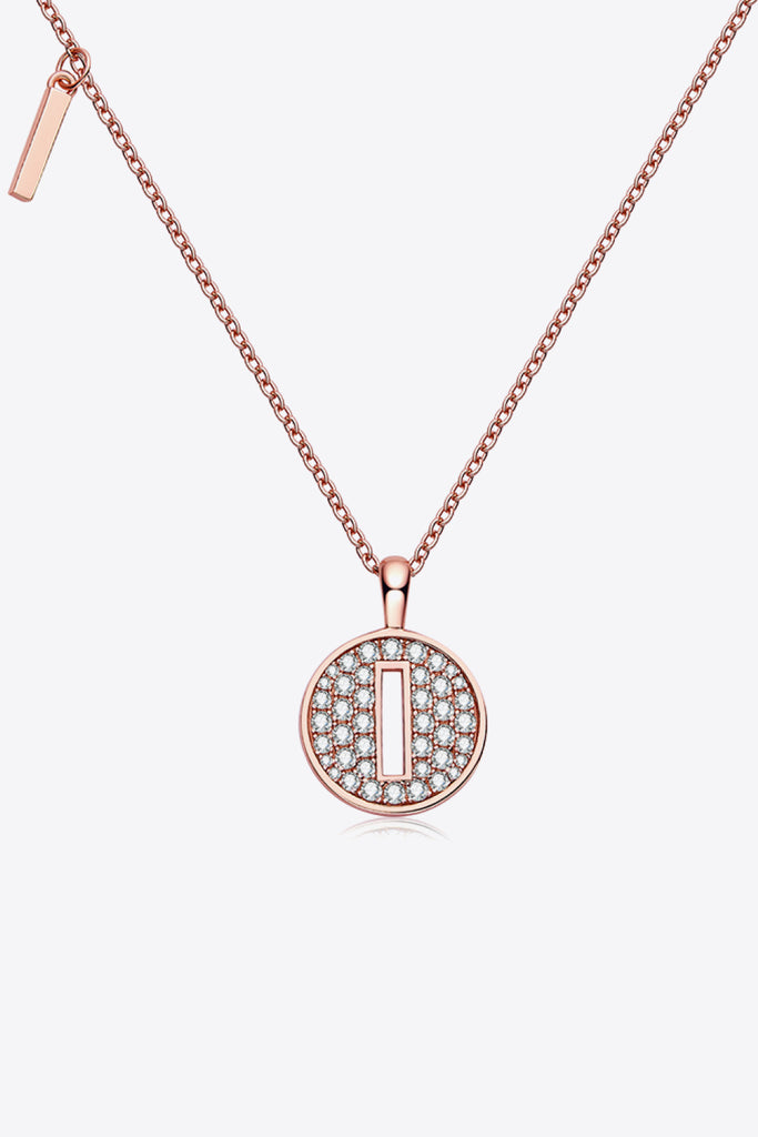 Moissanite A to J Pendant Necklace-Timber Brooke Boutique, Online Women's Fashion Boutique in Amarillo, Texas