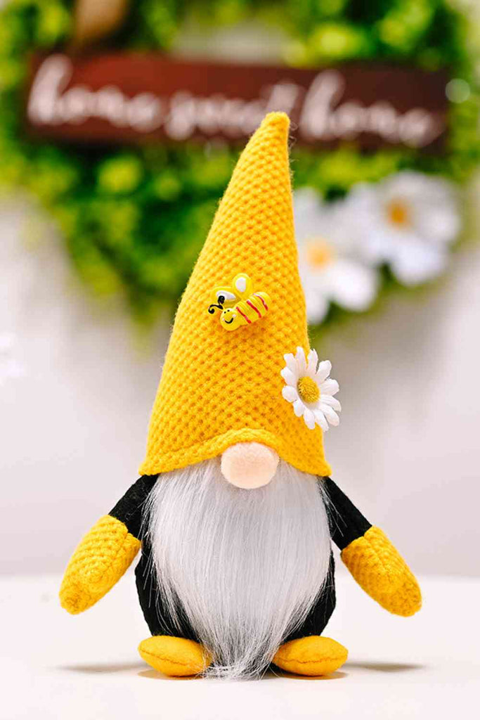 Bee and Flower Decor Faceless Gnome-Timber Brooke Boutique, Online Women's Fashion Boutique in Amarillo, Texas