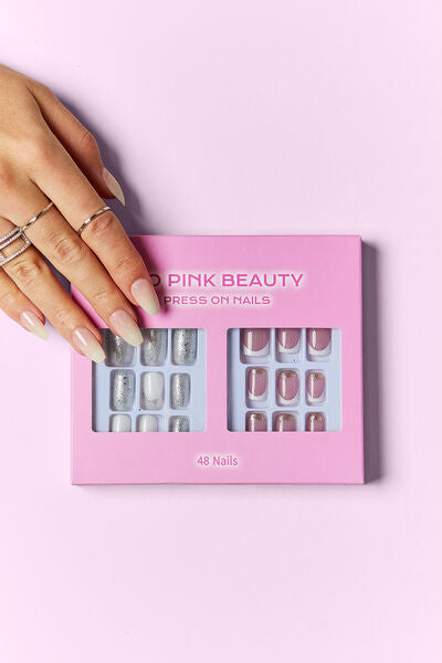 SO PINK BEAUTY Press On Nails 2 Packs-Timber Brooke Boutique, Online Women's Fashion Boutique in Amarillo, Texas