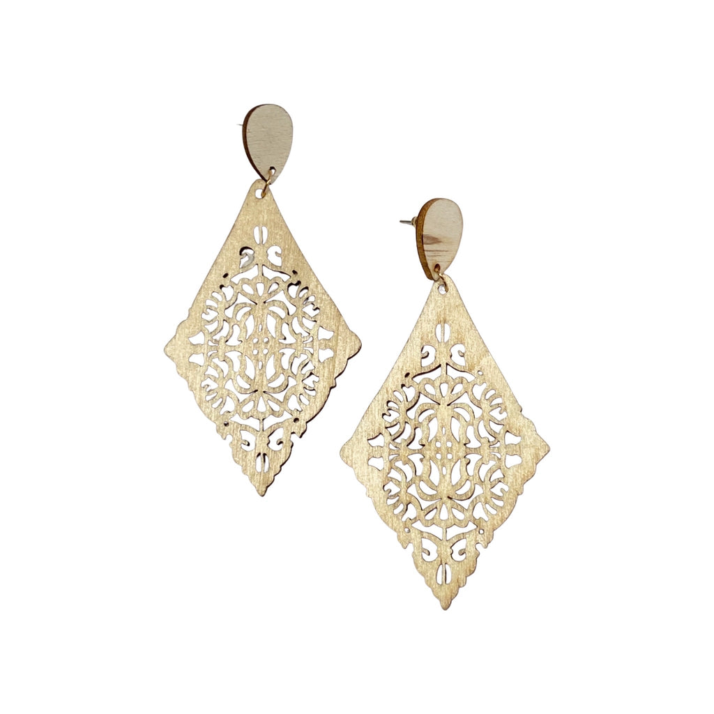 Stay Chic Earrings in Ivory-Urbanista-Timber Brooke Boutique, Online Women's Fashion Boutique in Amarillo, Texas