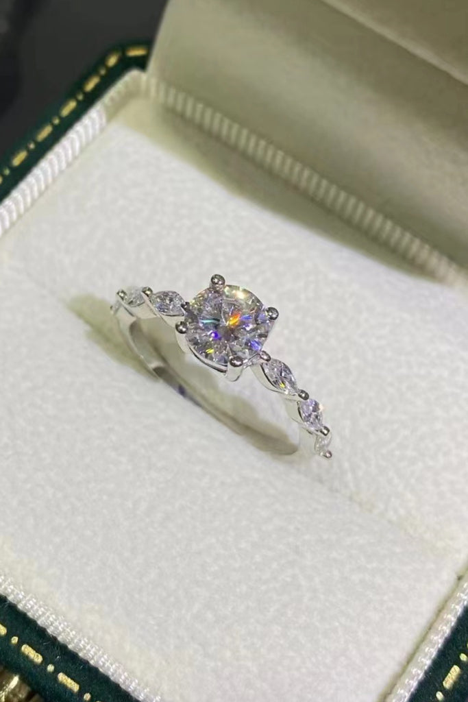 Now I See 1 Carat Moissanite Ring-Timber Brooke Boutique, Online Women's Fashion Boutique in Amarillo, Texas