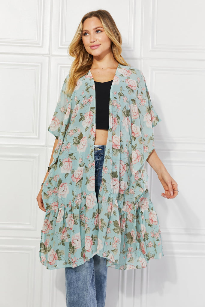 Justin Taylor Floral Vintage Kimono-Timber Brooke Boutique, Online Women's Fashion Boutique in Amarillo, Texas