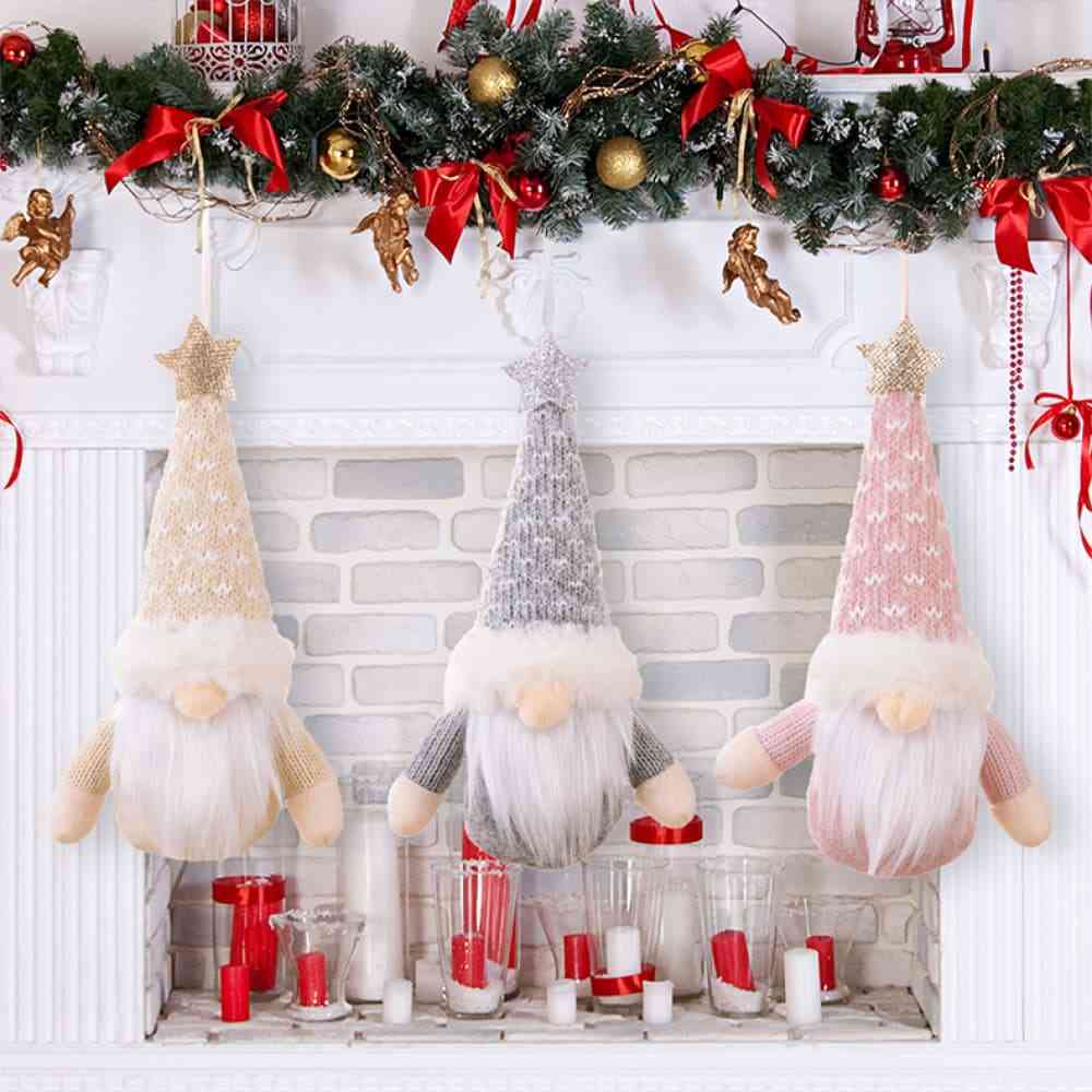 Assorted 2-Piece Faceless Gnome Hanging Widgets-Timber Brooke Boutique, Online Women's Fashion Boutique in Amarillo, Texas