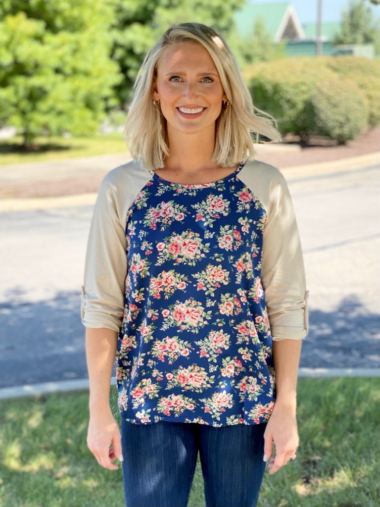 Autumn Days Raglan Tee-Ninexis-Timber Brooke Boutique, Online Women's Fashion Boutique in Amarillo, Texas