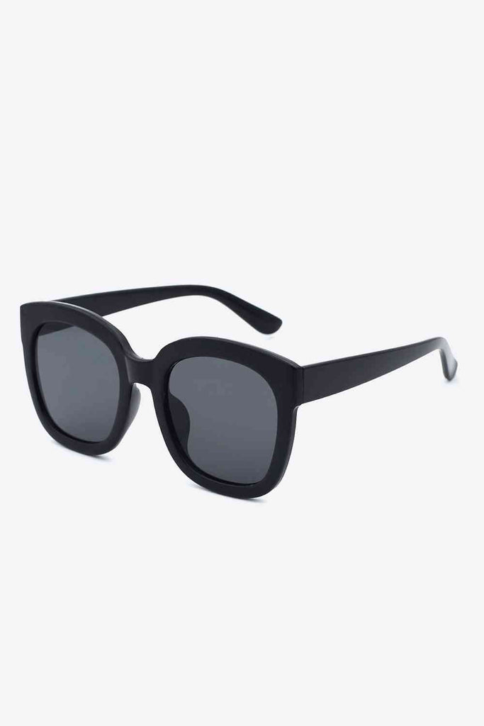 Polycarbonate Frame Square Sunglasses-Timber Brooke Boutique, Online Women's Fashion Boutique in Amarillo, Texas