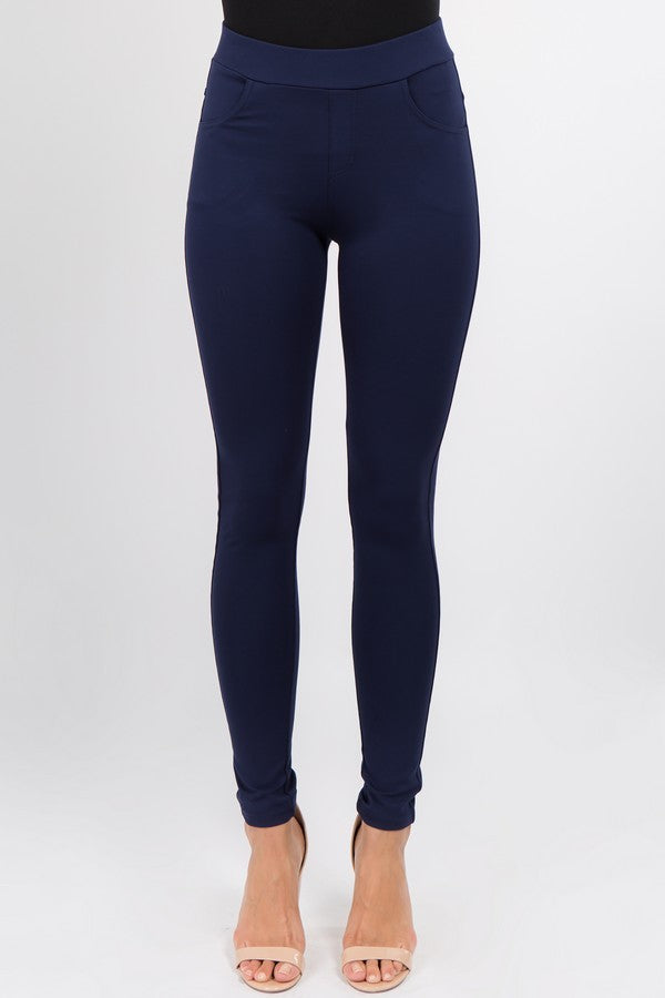 My Perfect Ponte Pants in Navy-Yelete-Timber Brooke Boutique, Online Women's Fashion Boutique in Amarillo, Texas