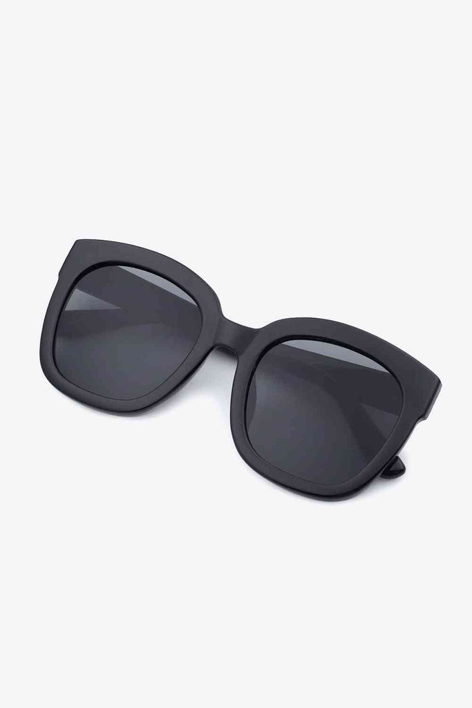 Polycarbonate Frame Square Sunglasses-Timber Brooke Boutique, Online Women's Fashion Boutique in Amarillo, Texas