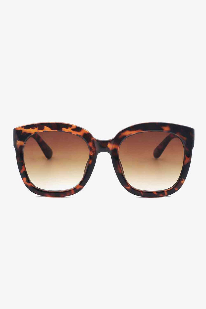 Polycarbonate Frame Square Sunglasses-Timber Brooke Boutique, Online Women's Fashion Boutique in Amarillo, Texas