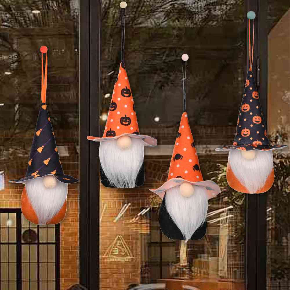 Assorted 2-Piece Halloween Element Gnome Hanging Widgets-Timber Brooke Boutique, Online Women's Fashion Boutique in Amarillo, Texas