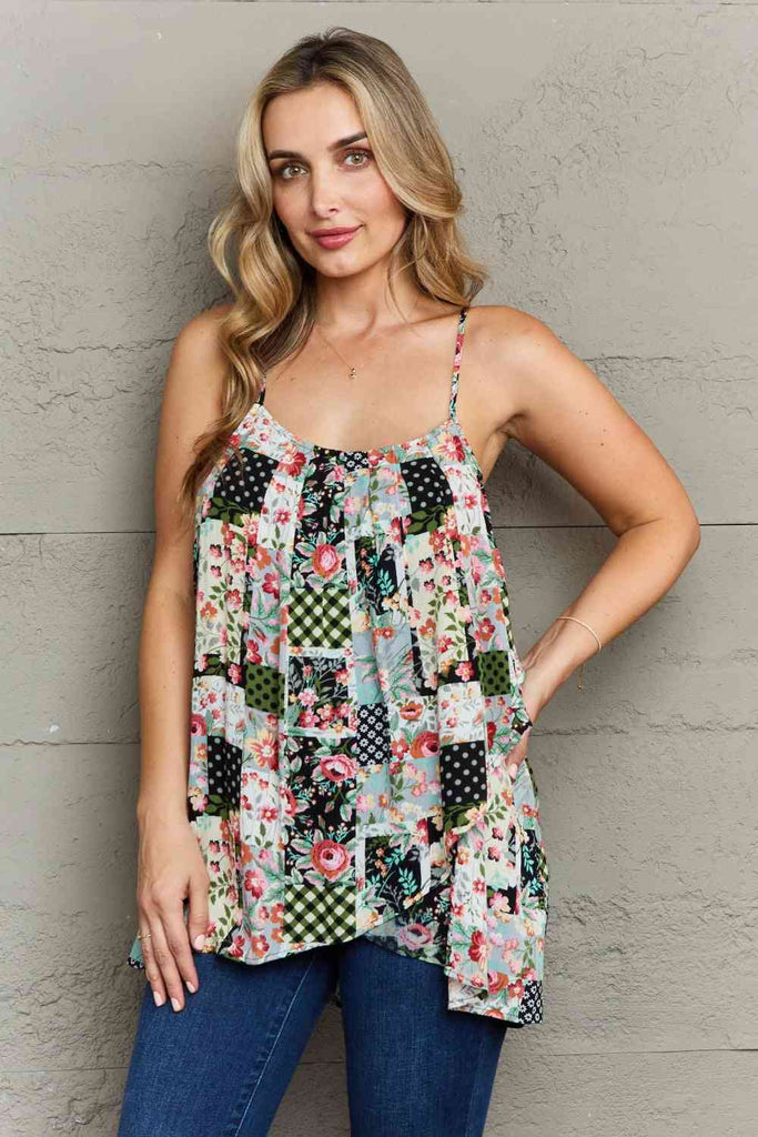 Ninexis Hang Loose Tulip Hem Cami Top-Timber Brooke Boutique, Online Women's Fashion Boutique in Amarillo, Texas