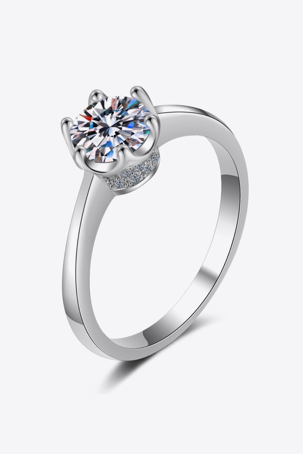 Oval Brilliant 1 Carat Point of Love Diamond Platinum Custom Split Sha –  NAGI