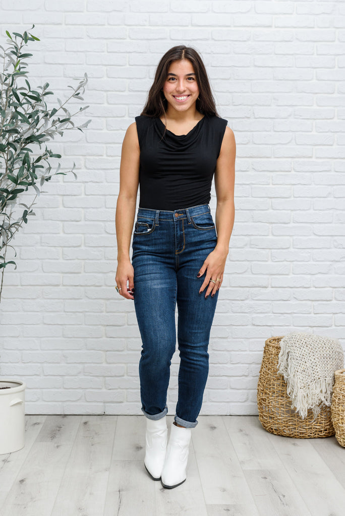 Promise Bodysuit in Black-110 Short Sleeve Tops-Timber Brooke Boutique, Online Women's Fashion Boutique in Amarillo, Texas